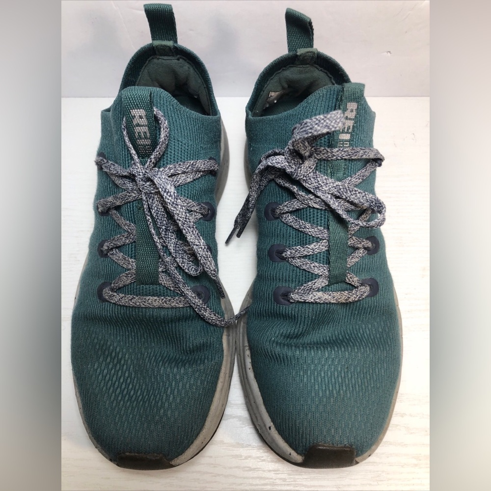REI Co Op Beyonder Womens Size 7 Blue White Hiking Running Shoes Sneakers